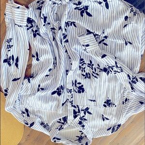 NWOT Maurices Button down Blouse - tie knot